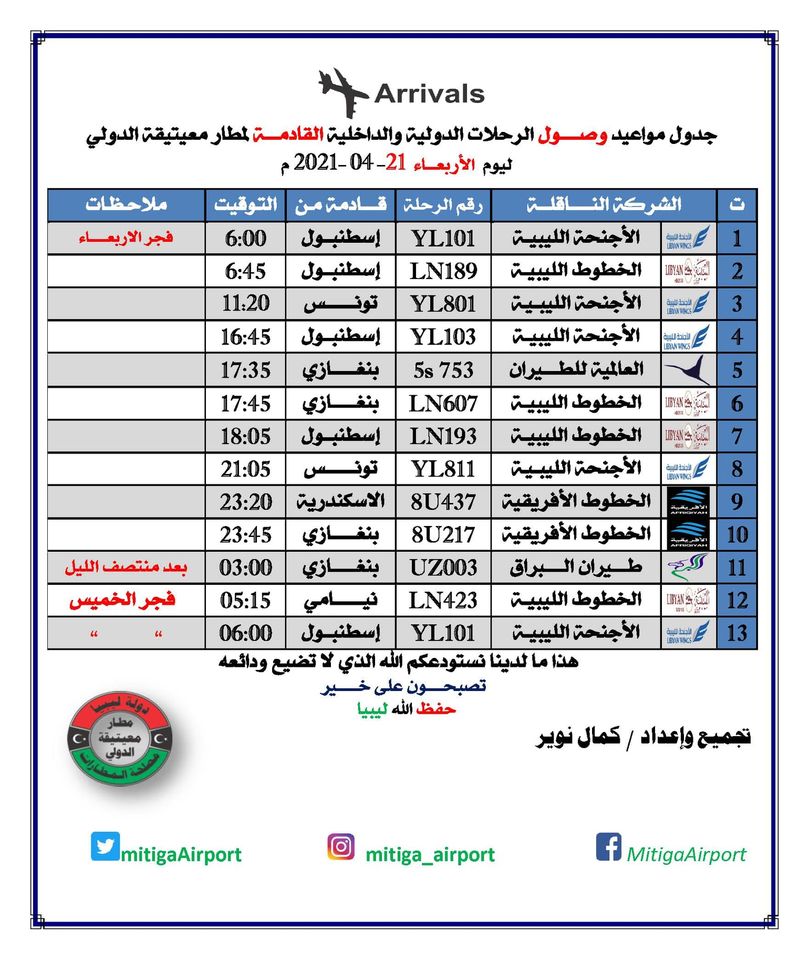 جدول رحلات مطار جدة